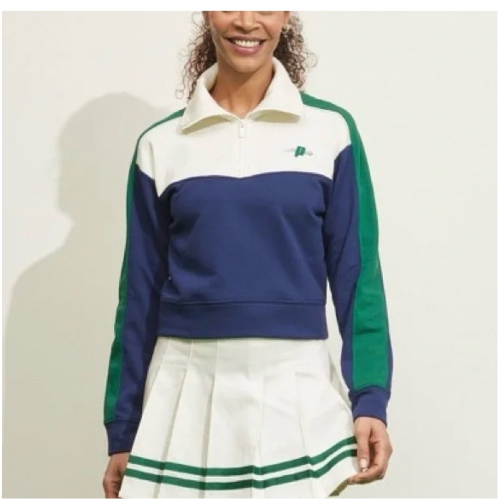 Prince x Target pickleball collection French terry 1/4 zip pullover sweatshirt